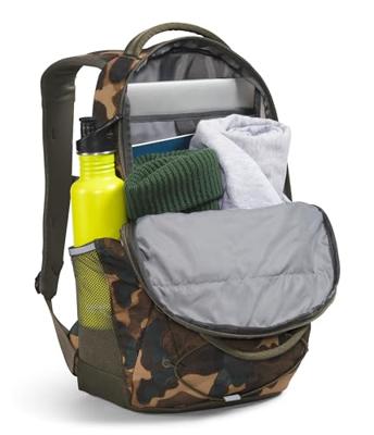 The North Face Jester Rugtas Utility Brown Camo Texture Print - New Taupe Green 28L