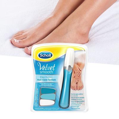 Scholl scholl velvet smooth electronic nail care system Scholl scholl velvet smooth electronic nail care system