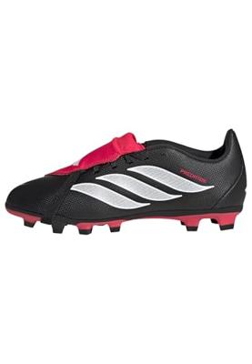 adidas Predator Club FT Gras / Kunstgras Voetbalschoenen (MG) Kids Zwart Wit Rood