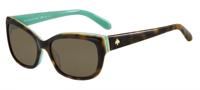 Kate Spade zonnebril Johanna dames bruin tortoise/aqua - thumbnail