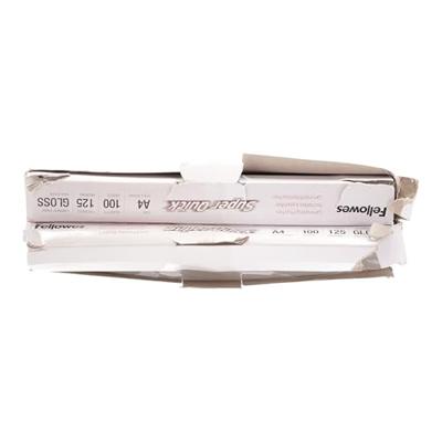 Fellowes lamineerhoes Capture125 Super Quick ft A4, 250 micron (2 x 125 micron), pak van 100 stuks Fellowes lamineerhoes Capture125 Super Quick ft A4, 250 micron (2 x 125 micron), pak van 100 stuks