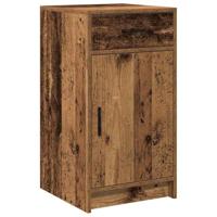 Dressoir met lade Oud hout 40 x 40,5 x 75 cm Bewerkt hout - thumbnail
