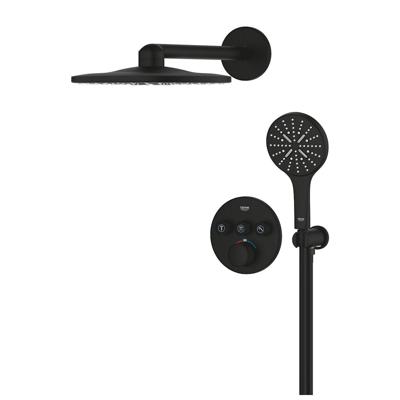 GROHE Smartcontrol Thermostatisch Inbouw Douchekraan Shower-Set Rond Phantom Black