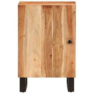 Badkamerkast 38x33x58 cm massief acaciahout
