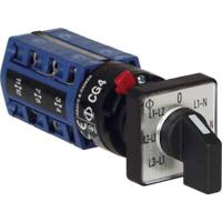 Kraus & Naimer CG4.A007.FS2.F785 Voltmeter omschakelaar 10 A Grijs, Zwart 1 stuk(s) - thumbnail