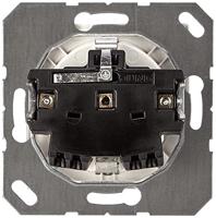 Jung AS1520KLWW Wandcontactdoos met randaarde Inzetstuk 1-voudig Alpine-wit 1 stuk(s) - thumbnail