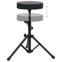 VidaXL Drumkruk verstelbaar rond zwart - thumbnail