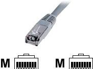 Digitus DK-1531-150 RJ45 Netwerkkabel, patchkabel CAT 5e SF/UTP 15.00 m Grijs Verdraaide paren 1 stuk(s) - thumbnail