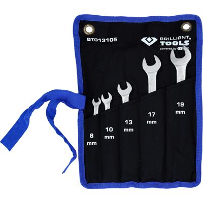 Brilliant Tools BT013105 BT013105 Ringsleutel met ratelset Sleutelbreedte (metrisch) 8 - 53 mm Brilliant Tools BT013105 BT013105 Ringsleutel met ratelset Sleutelbreedte (metrisch) 8 - 53 mm