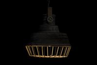Plafondlamp Home ESPRIT Grijs Hout Metaal Ijzer 25 W 39 x 39 x 45 cm - thumbnail