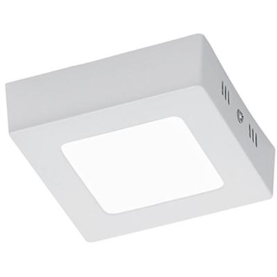 LED Plafondlamp Vierkant 5W 3000K Mat Wit Aluminium