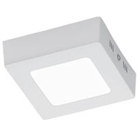 LED Plafondlamp Vierkant 5W 3000K Mat Wit Aluminium - thumbnail