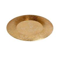 Lucide FOSKAL - Plafonnière - Ø 34,5 cm - LED - 1x12W 2700K - Messing - thumbnail