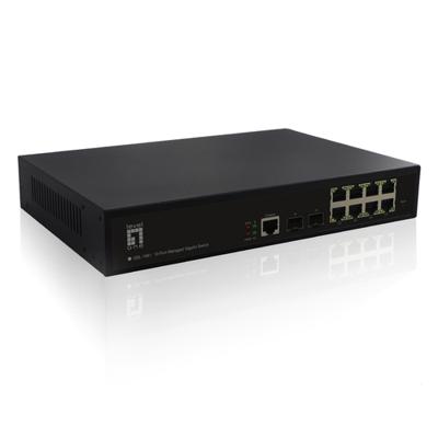 LevelOne Switch 8X GE GEL-1061 2xGSFP 19