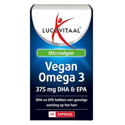 Lucovitaal Omega-3 Vegan 375mg DHA & EPA Capsules