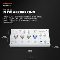Roland Bridge Cast Ice White gaming audio mixer - thumbnail