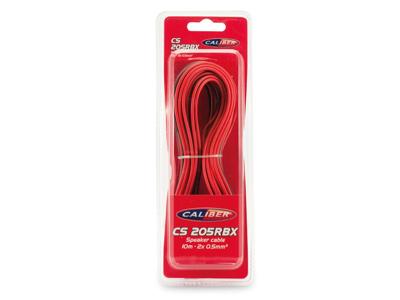 Speakerkabel - 2X0,5mm 10m Rood Zwart (CS205RBX) Speakerkabel - 2X0,5mm 10m Rood Zwart (CS205RBX)