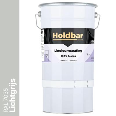Holdbar Linoleumcoating Lichtgrijs (RAL 7035) 5 Kg