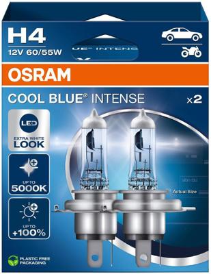 OSRAM Hoofdlamp "cool blue intense" van lamp h4 60/55 w set cool blue intense