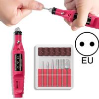 Elektrische nagel Kit nagel tips manicure machine elektrische Nail Art pen (EU rood) - thumbnail