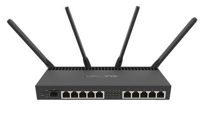 Mikrotik RB4011iGS+5HacQ2HnD-IN draadloze router Dual-band (2.4 GHz / 5 GHz) Gigabit Ethernet Zwart Mikrotik RB4011iGS+5HacQ2HnD-IN draadloze router Dual-band (2.4 GHz / 5 GHz) Gigabit Ethernet Zwart