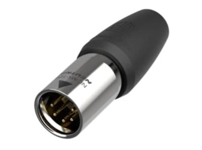 Neutrik NC5MX1-TOP XLR-connector Stekker, recht Aantal polen: 5 Zwart 1 stuk(s) Neutrik NC5MX1-TOP XLR-connector Stekker, recht Aantal polen: 5 Zwart 1 stuk(s)