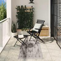 Vloerkleed ARBIZU binnen en buiten vintage stijl 80x150 cm - thumbnail