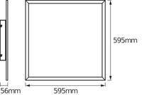 OSRAM Smart+ LED-paneel LED vast ingebouwd 36 W Warmwit tot daglichtwit, RGB - thumbnail