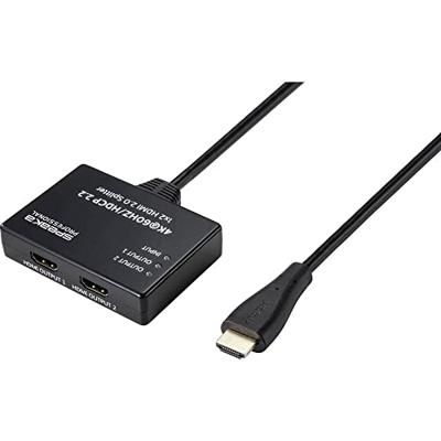 SpeaKa Professional SP-9443508 1 + 2 poorten HDMI-splitter Zwart SpeaKa Professional SP-9443508 1 + 2 poorten HDMI-splitter Zwart