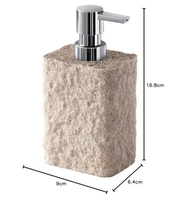 Zeepdispenser Sapho Aries Vrijstaand 350 ML Polyresin Beige Sapho