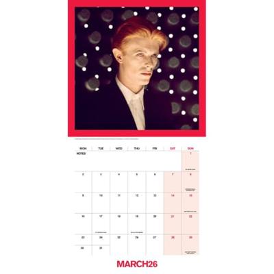 David Bowie Kalender 2026 Record Sleeve David Bowie Kalender 2026 Record Sleeve