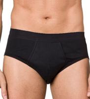 2-pak heren slip zwart, M3000 - Met gulp - Ouderwets ondergoed - ondergoed heren - thumbnail