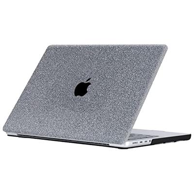 Lunso MacBook Pro 16 inch M1/M2 (2021-2023) cover hoes - case - Glitter Zilver Lunso MacBook Pro 16 inch M1/M2 (2021-2023) cover hoes - case - Glitter Zilver