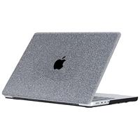 Lunso MacBook Pro 16 inch M1/M2 (2021-2023) cover hoes - case - Glitter Zilver - thumbnail