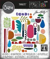 Sizzix • tim holtz thinlits die set abstract elements 43pcs - thumbnail