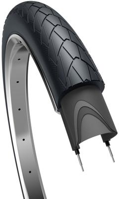 Edge Buitenband mambo 28 x 2.00"/ 50-622 mm - zwart met reflectie Edge Buitenband mambo 28 x 2.00"/ 50-622 mm - zwart met reflectie