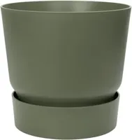 Greenville rond 30 bloempot blad groen buiten dia. 29,5 x h 27,8 cm - Elho - thumbnail