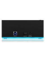 Icy Box IB-127CL-U3 basisstation voor opslagstations Zwart - thumbnail