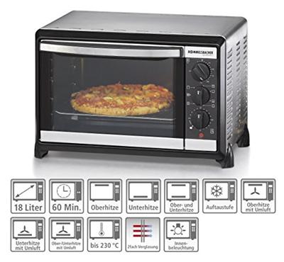 Rommelsbacher BG1055 Mini-oven Heteluchtfunctie, Timerfunctie 18 l