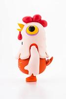 Fall Guys: Ultimate Knockout Action Figure 1/20 Pack 01 Movie Star / Chicken Skin 8 cm - thumbnail