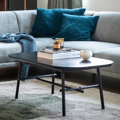 vtwonen Salontafel 'Elegance' Mangohout en Metaal, 100 x 60cm