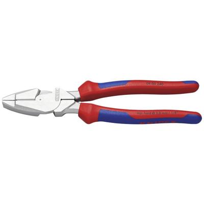 Knipex Kracht-kombitang "Lineman&apos;s Pliers" Amerikaans model | Meer-componentengrepen | Verchroomd | Lengte 240 mm - 09 05 240