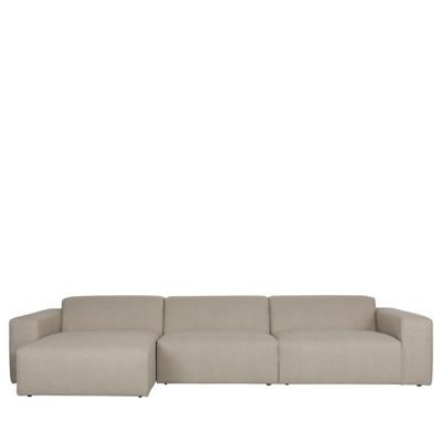 Zuiver Milka 4,5-zits bank links Cappuccino