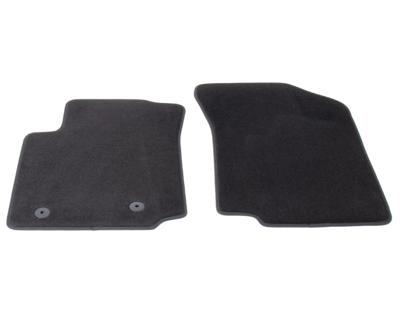 Automatten voorzijde - zwart velours - Peugeot 108 vanaf 2014