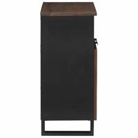 Dressoir Bruin 60 x 33 x 75 cm massief mangohout - thumbnail