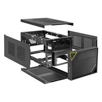 Sharkoon SHARK ZONE C10 PC-behuizing Zwart, Geel - thumbnail