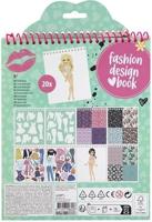 Besties fashion design kleur- en stickerboek met stencils - thumbnail