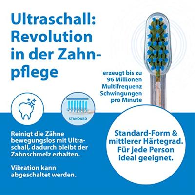 EmmiDent E2 Opzetborstel voor elektrische tandenborstel 2 stuk(s) Wit