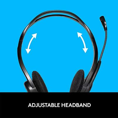 Hoofdtelefoon met microfoon Logitech 981-000100 Zwart - thumbnail