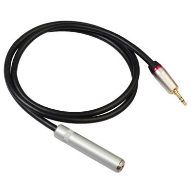 REXLIS TC128MF 3.5 mm male naar 6.5 mm Female audio adapter kabel lengte: 1M